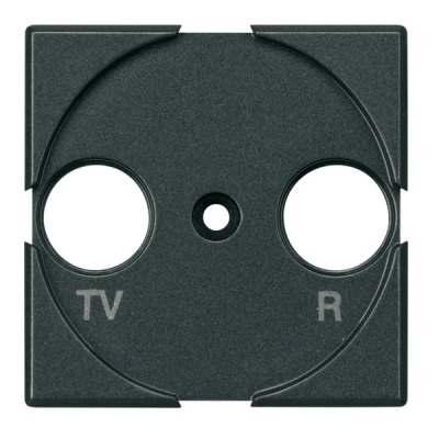Axolute anthracite Cover plate TV-FM