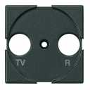 Axolute anthracite Cover plate TV/FM - SAT