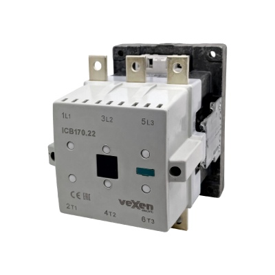 ICB170.22 motor contactor 170A, 90kW, 3NO+2NO2NC, 230VAC