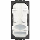 Bticino Living Light Switch 1 module  - with out rocker with screw terminals
