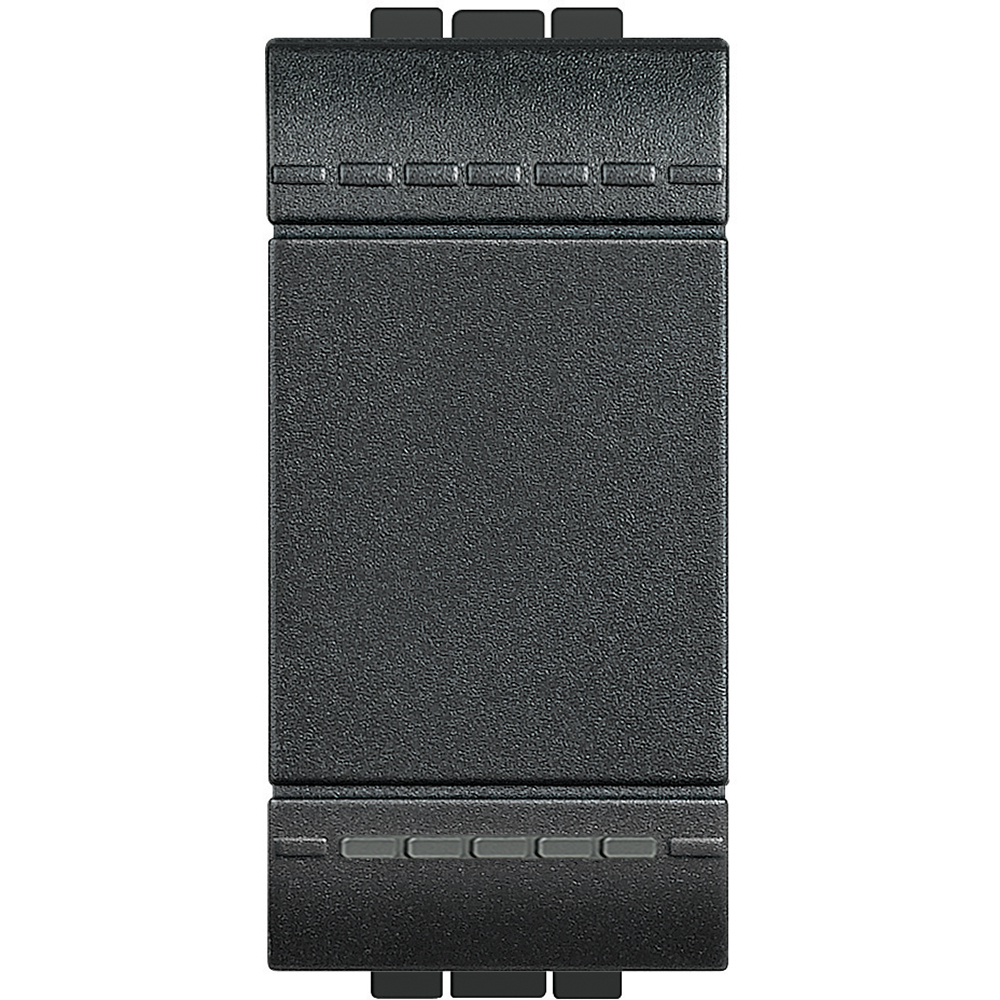 Bticino Living Light anthracite Two-way Switch 1 module