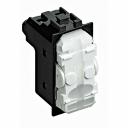 Bticino Living Light Impulse switch (NO) 1 module  - with out rocker with screw terminals