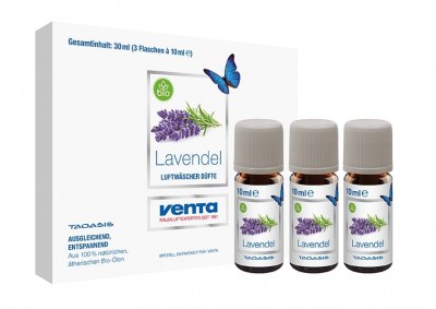VENTA Organic lavender fragrance 3x10ml