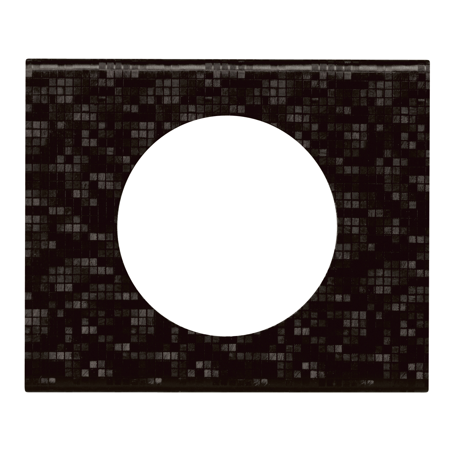 1 GANG PLATE LEATHER PIXELS