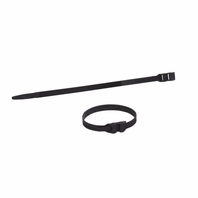 Cable tie Colson -UV protec -ext teeth -large quantity -w. 9mm -L. 262mm -black