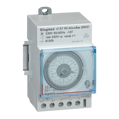 Programmable time switch analogue display