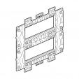 Support frame Arteor - for German/French boxes - 2 x 6 horizontal modules