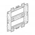 Support frame Arteor - for German/French boxes - 2 x 6 horizontal modules