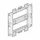 Support frame Arteor - for German/French boxes - 2 x 6 horizontal modules
