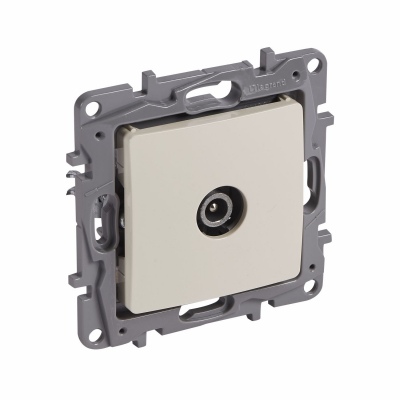 TV MALE PASSTHROUGH 10DB IVORY