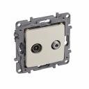 TV/SAT TERMINAL 10DB IVORY