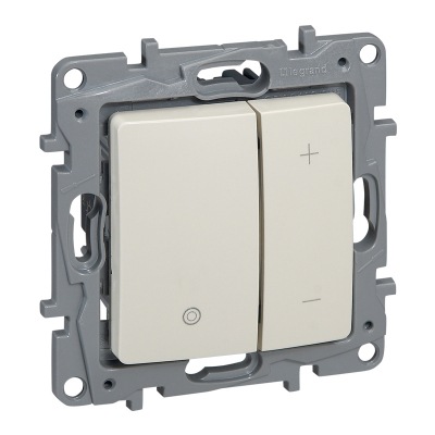 PUSH DIMMER 2 WIRES RC 400W IVORY