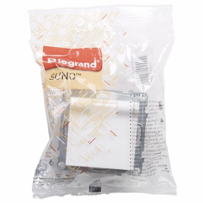 IP 44 2P+E SOCKET SCHUKO STANDARD AUTO TERMINALS SHUTTERED WHITE