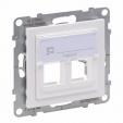 DOUBLE KEYSTONE ADAPTOR WHITE