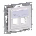 DOUBLE KEYSTONE ADAPTOR WHITE