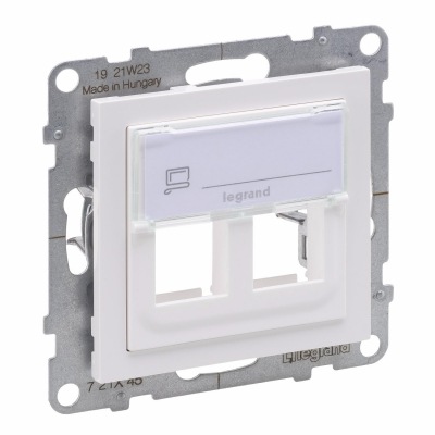 DOUBLE KEYSTONE ADAPTOR WHITE