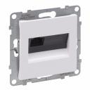 RJ45 socket category 5e UTP white