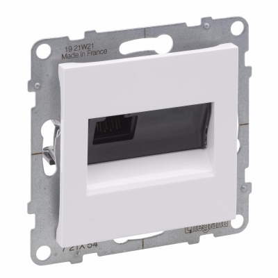 RJ45 socket category 6A UTP white