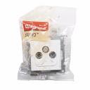 TV-R-SAT MALE PASSTHROUGH 14DB WHITE