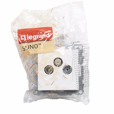 TV-R-SAT MALE TERMINAL 10DB WHITE