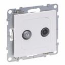 TV-SAT MALE STAR 2 CABLES WHITE