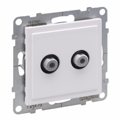 SUNO balta rozete TV /SAT x2 (F CON)