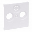 TV-R-SAT 30MM SOCKET COVER WHITE