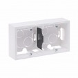 SURFACE MOUNTING BOX 2-GANG WHITE