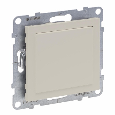 BLANKING PLATE WITH MOSAIC ADAPTOR IVORY