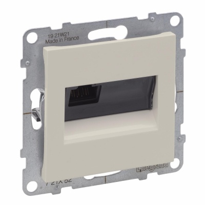 RJ45 socket category 6 UTP ivory