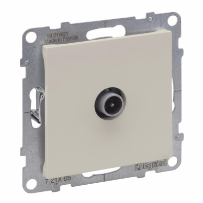 TV MALE PASSTHROUGH 14DB IVORY