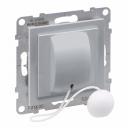 PULL-CORD CHANGEOVER PUSH-BUTTON ALUMINIUM