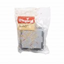 ONE-WAY PUSH-BUTTON WITH BELL SYMBOL  ALUMINIUM