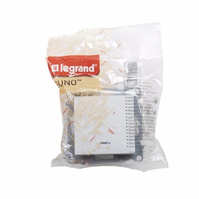 TWO-WAY SWITCH ILLUMINATED 10AX AUTOMATIC TERMINALS ALUMINIUM