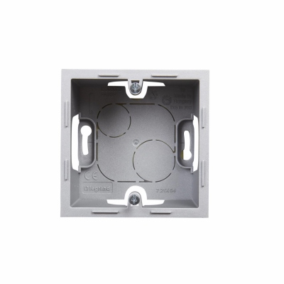 SURFACE MOUNTING BOX 1-GANG ALUMINIUM