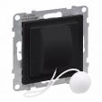 PULL-CORD CHANGEOVER PUSH-BUTTON BLACK
