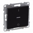 2-POLE SWITCH INDICATOR BLACK