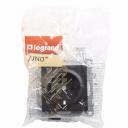 SUNO melna rozete ar zemējumu un bērnu aizsardzību