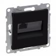 RJ45 socket category 5e UTP black