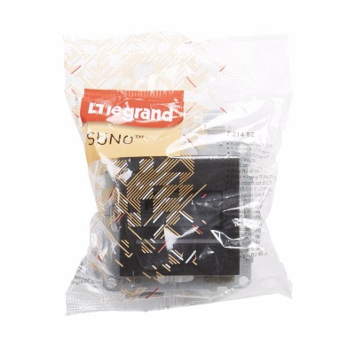 RJ45 socket category 6 UTP black