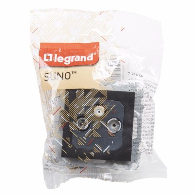 TV-R-SAT MALE PASSTHROUGH 14DB BLACK