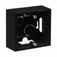 SURFACE MOUNTING BOX 1-GANG BLACK