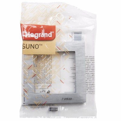 1G PLATE BRUSHED ALUMINIUM