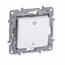 Double-pole switch Niloe - 1-gang - 16 A - 250 V~ - automatic terminals - white