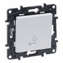 ILLUMINATED PUSH-BUTTON WITH BELL SYMBOL WHITE