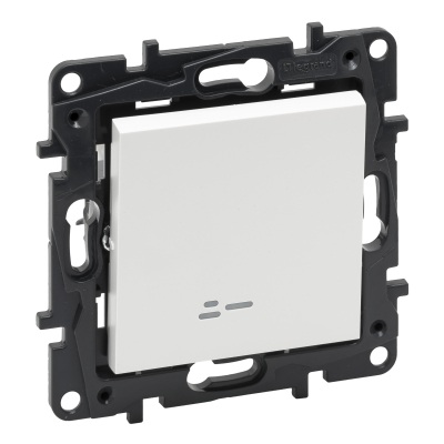 ILLUMINATED ONE-WAY SWITCH WHITE