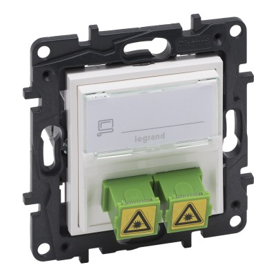 Niloe Step чёрный Розетка Optika SC/APC