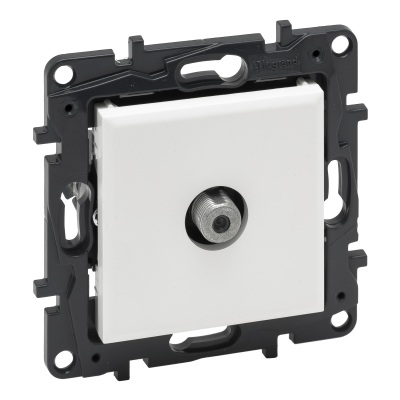 Niloe Step balts Rozete TV (F type)