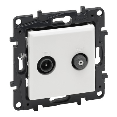 Niloe Step balts Rozete TV-SAT (2 kab.) - STAR