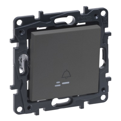 Niloe Step серый Звонковая кнопка with с подсветкой bell symbol